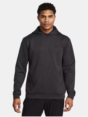 Men's Dark Charcoal Hooded Pullover Sweatshirt Golf